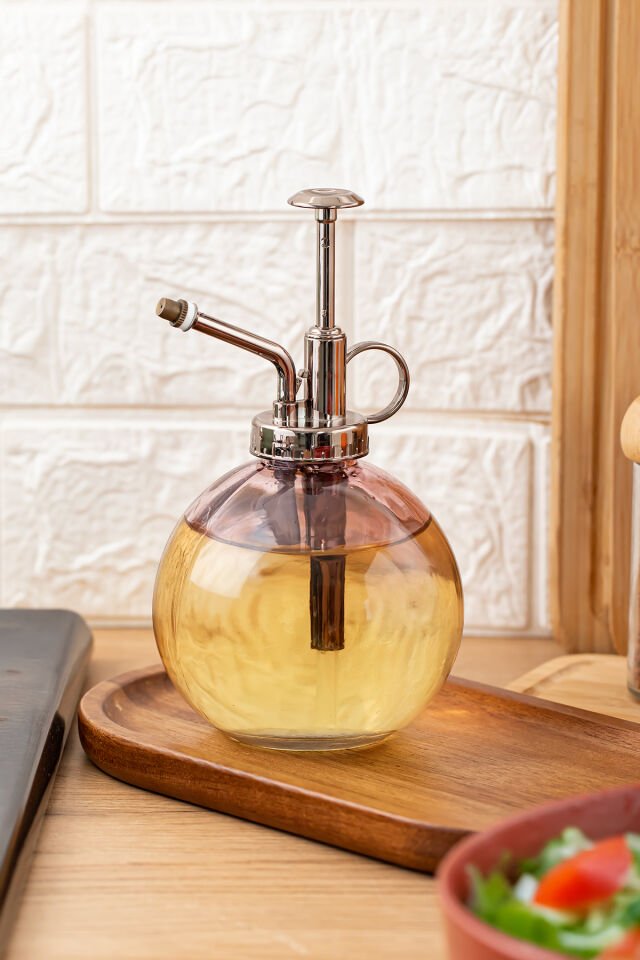 Perotti 15729 Mor 350ml Cam Yağlık Yağdanlık ve Sulama Spreyi Koku Spreyi Şişesi