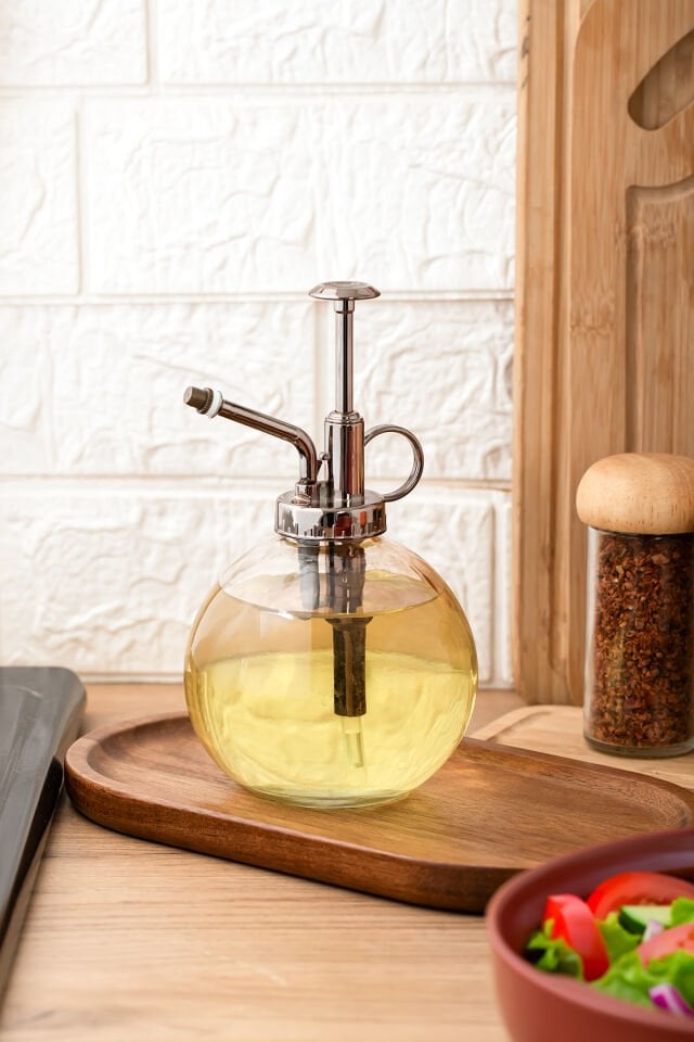 Perotti 15729 Pembe 350ml Cam Yağlık Yağdanlık ve Sulama Spreyi Koku Spreyi Şişesi