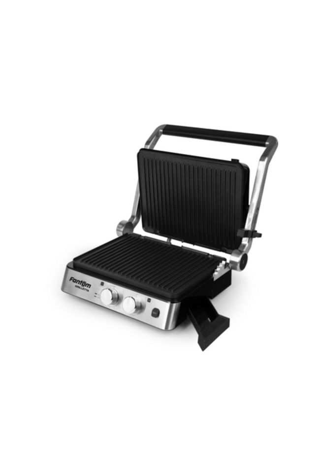 Fantom Griletta Elektrikli Döküm Tost Makinesi Inox Tm9100