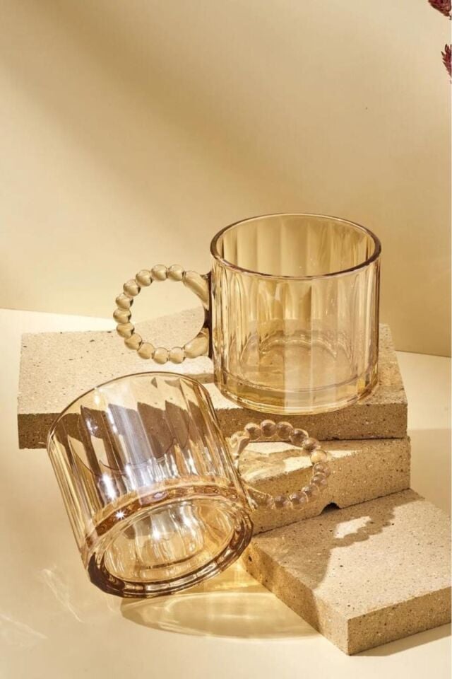 Perotti 15863 Ringo Line Amber 2 Li Cam Kupa 325 Ml