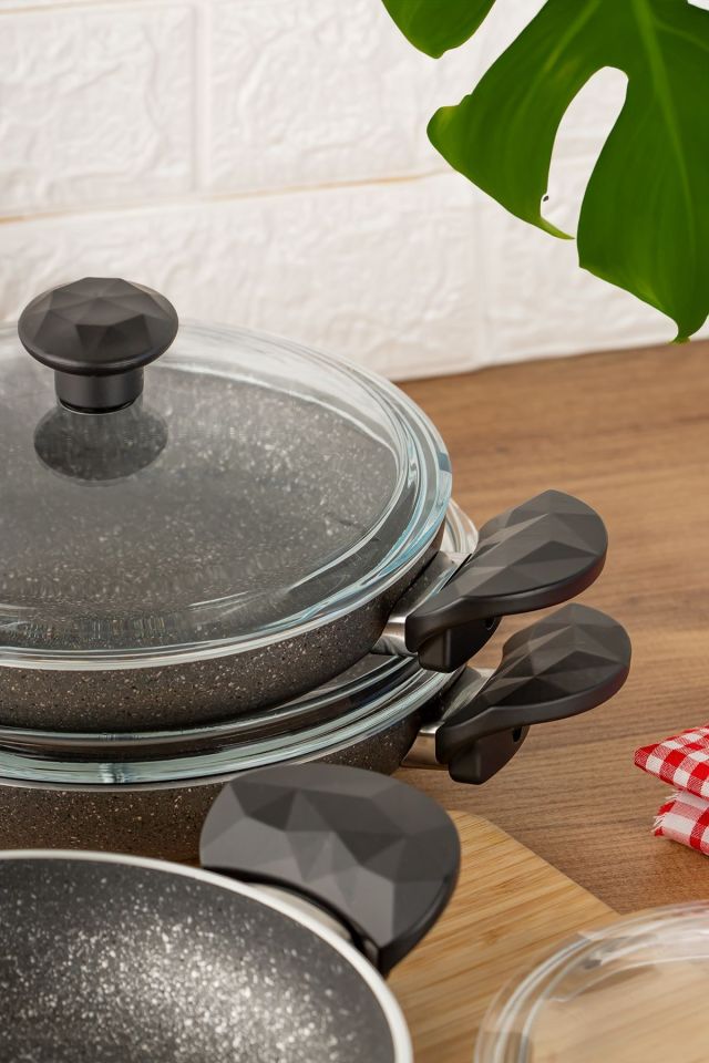 Porsima Galaksi 6 Parça Döküm Sahan Seti- 4 Mm 6 Parça Döküm Sahan Set