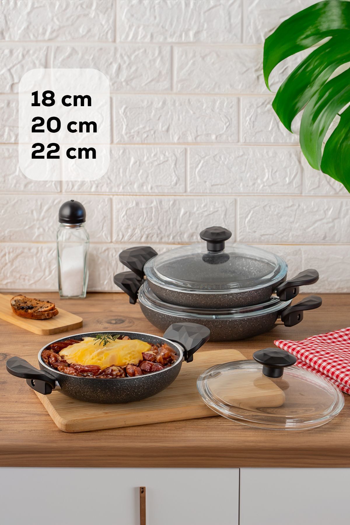 Porsima Galaksi 6 Parça Döküm Sahan Seti- 4 Mm 6 Parça Döküm Sahan Set