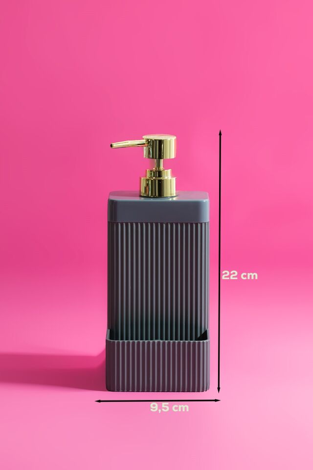 Perotti 13139 Lisbone Süngerlik Hazneli Sıvı Sabunluk Antrasit