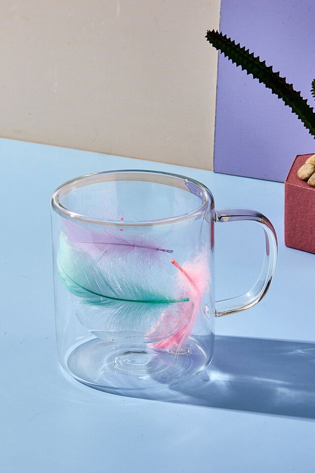 Perotti Double Feather Çift Cidarlı Kupa 300 ml