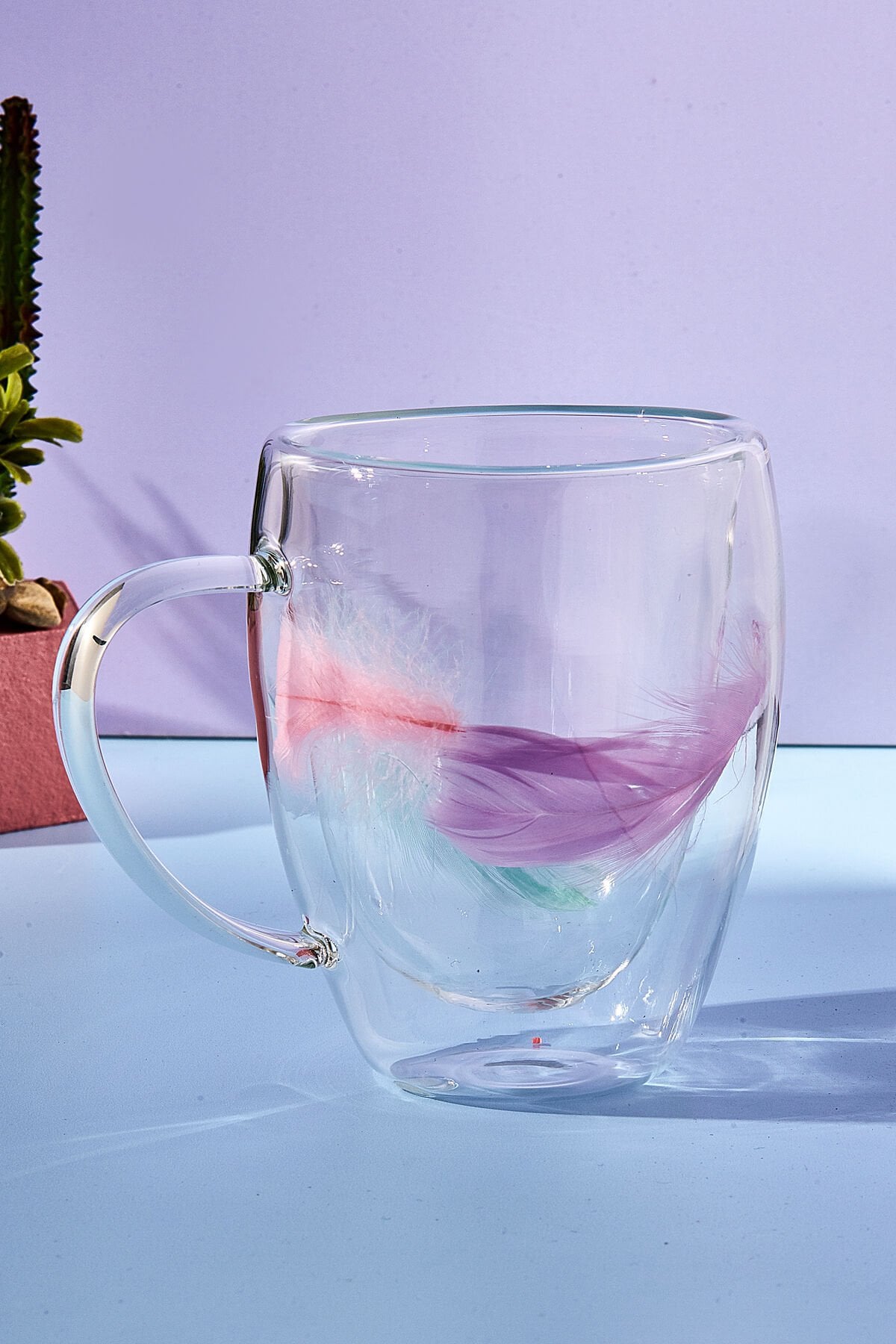 Perotti Double Feather Çift Cidarlı Kupa 350 ml