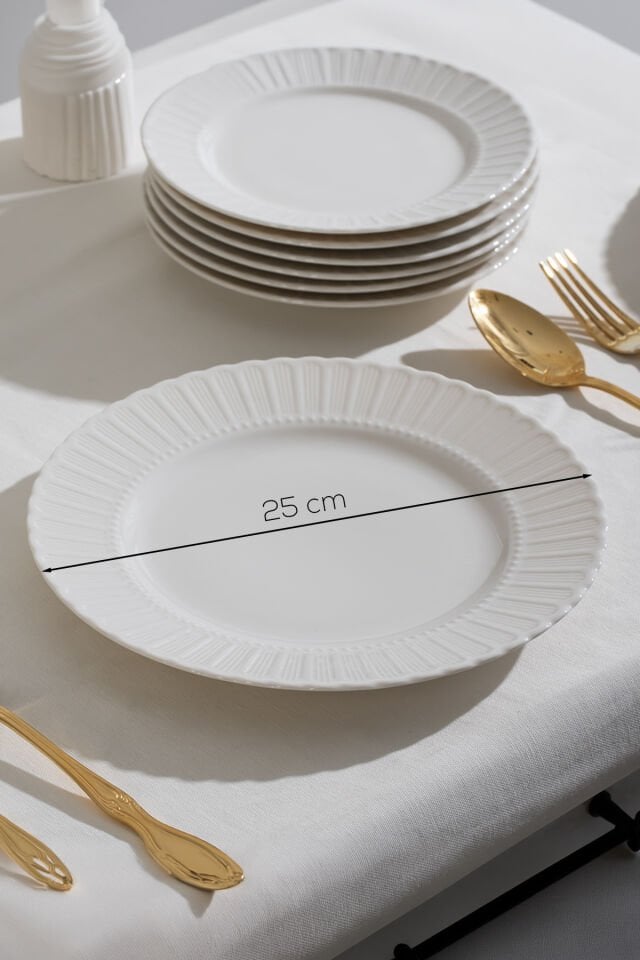 Porsima 4422 Safir Yemek Takımı 24 Parça 6 Kişilik Yemek Seti