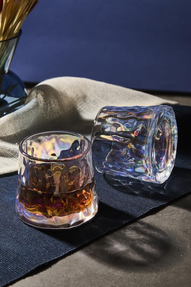 Perotti Greta Luster 2'li Viski Kokteyl Meşrubat Bardağı Japon Style 160ml