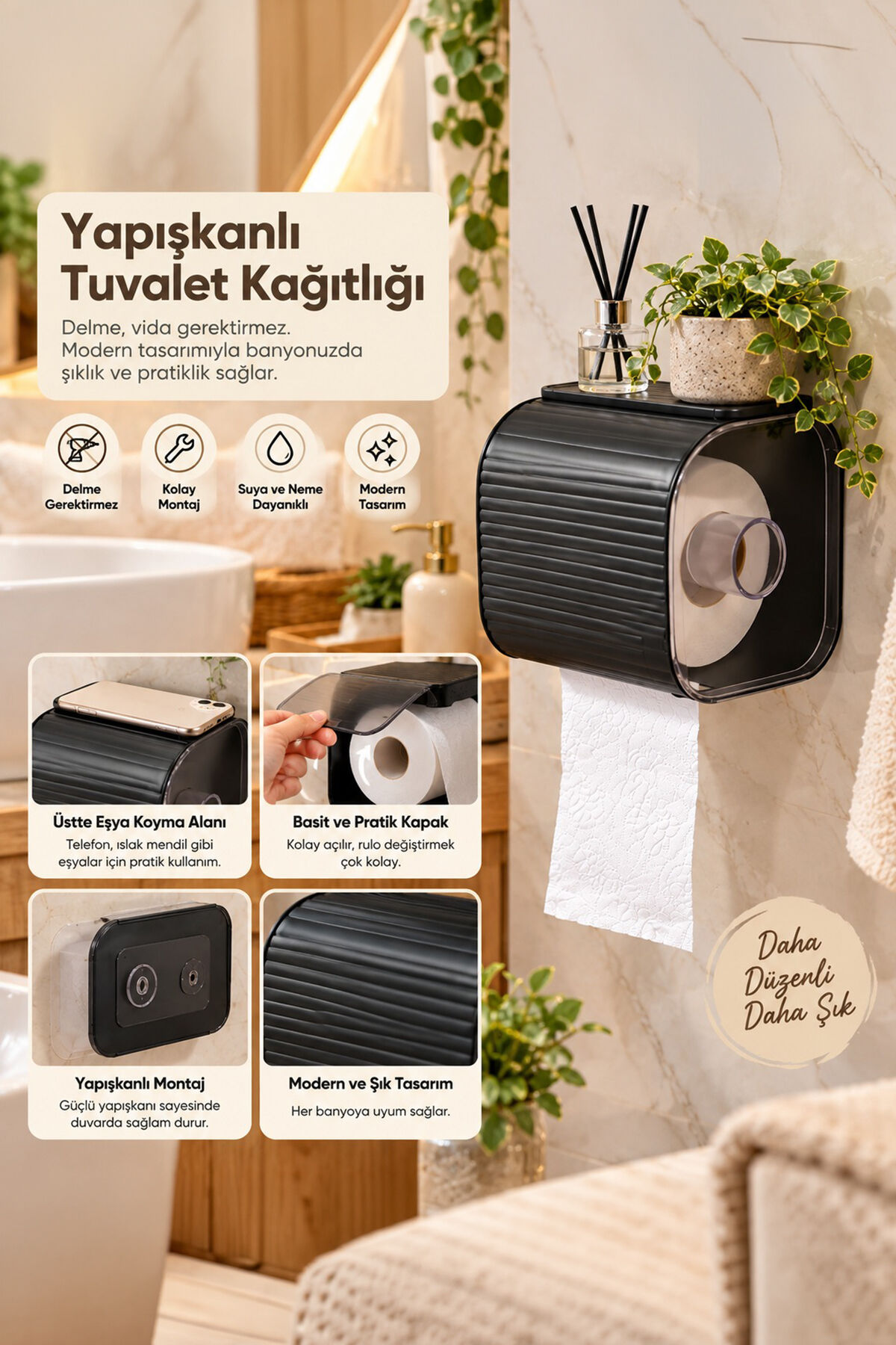 VIOLET 5351 SIYAH STILL WC KAGITLIGI 1075