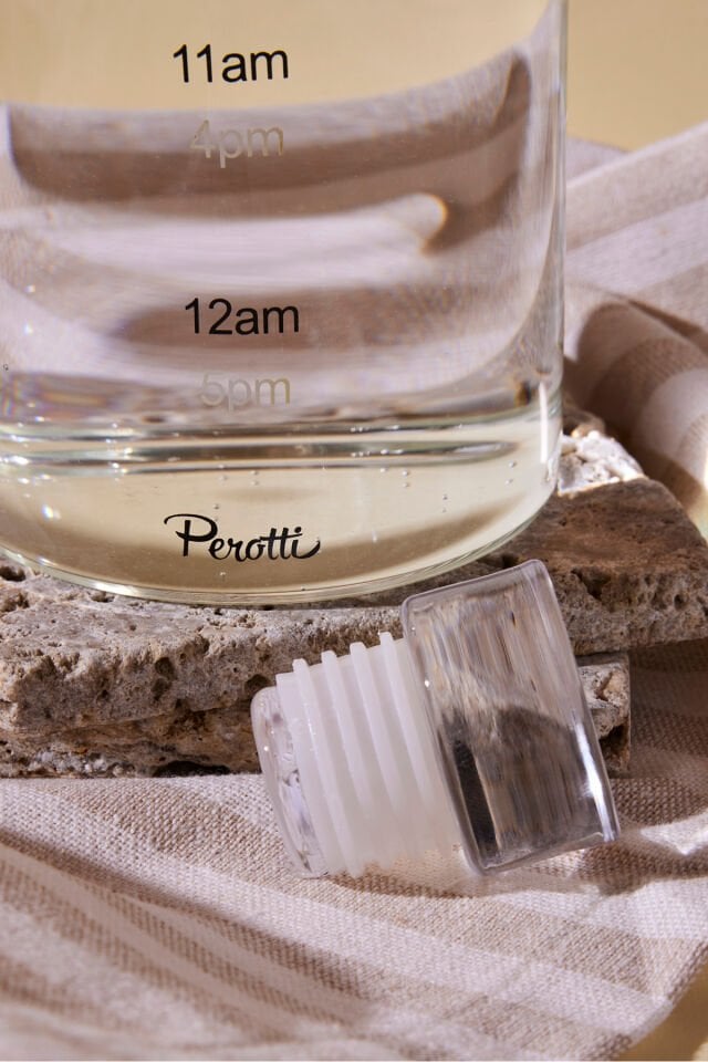 Perotti Mercan Borosilikat Cam 1000 ml Su Şişesi ve Matara