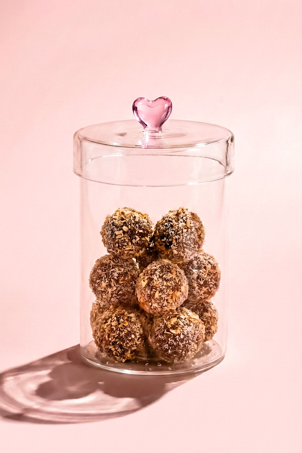 Perotti Hearts 950 ml Borosilikat Cam Kavanoz 10x15 cm