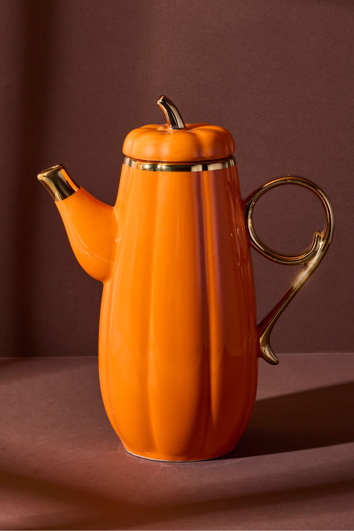 Perotti Balkabak Kapaklı Porselen 1550 ml Porselen Yağlık