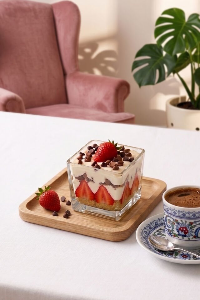 Porsima 13878 Vanes Prizma 6lı Cam Kase Puding Tatlı Ve Dondurma Kasesi Lokumluk Şekerlik Kase Seti Çerez Kasesi 10x10Cm
