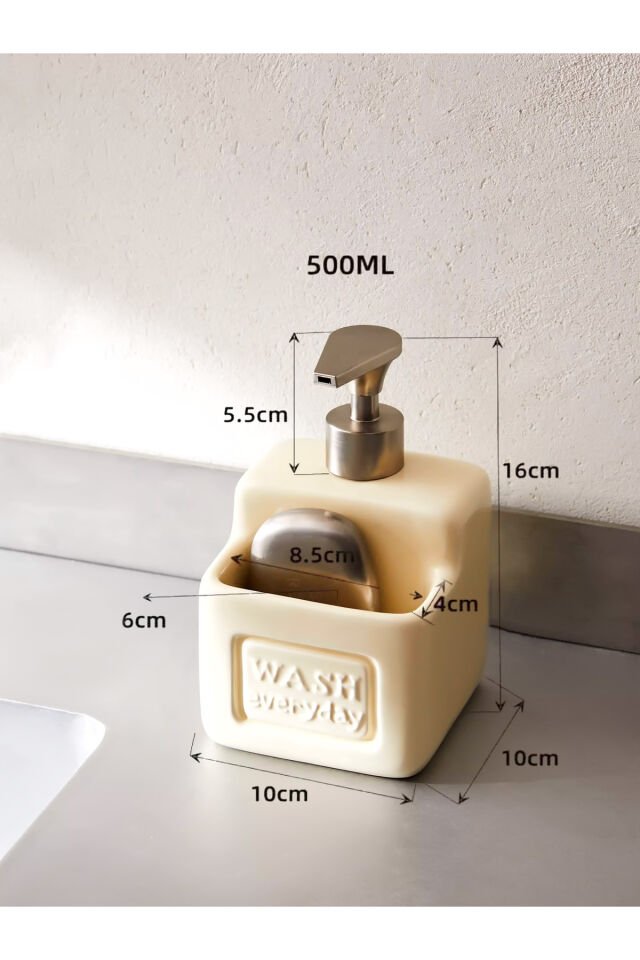 Perotti Ashton Grey Sıvı Sabunluk 500 ml