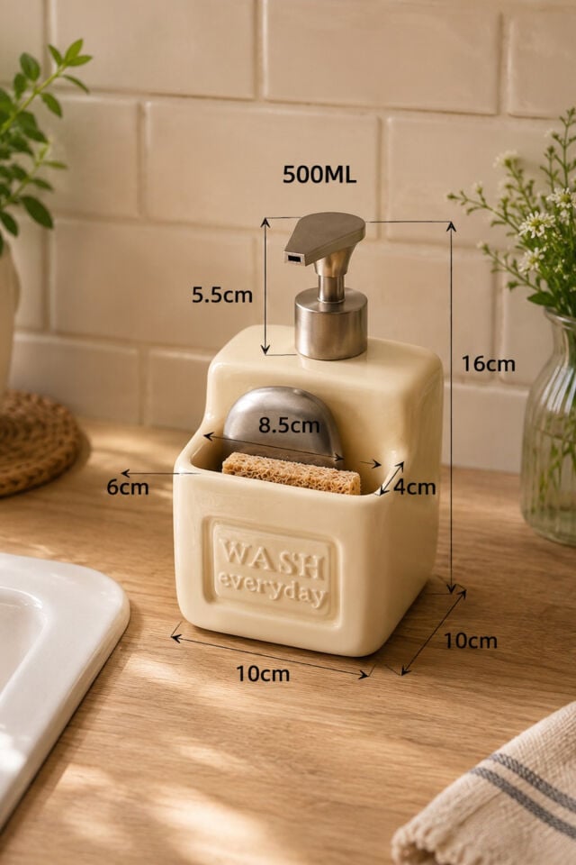 Perotti Ashton Grey Sıvı Sabunluk 500 ml