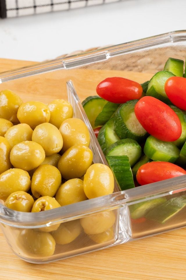 Porsima Por 3lü Kilitli Kapaklı Gıda Erzak Kahvaltılık Cam Bölmeli Saklama Kabı Seti