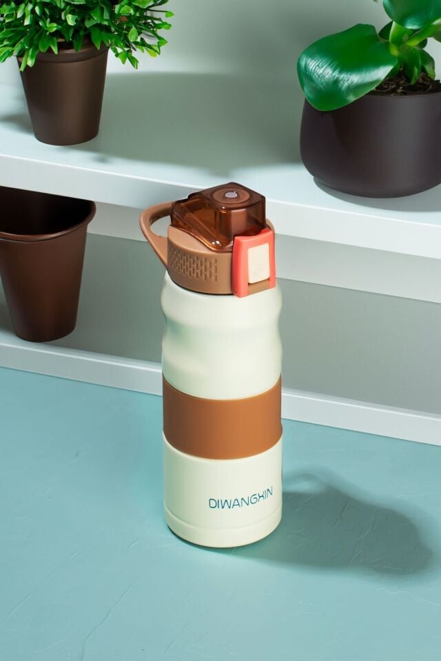 Porsima 1393-1 Paslanmaz Çelik Sızdırmaz Çift Katmanlı Yalıtımlı Çay Kahve Termosu 350 ml