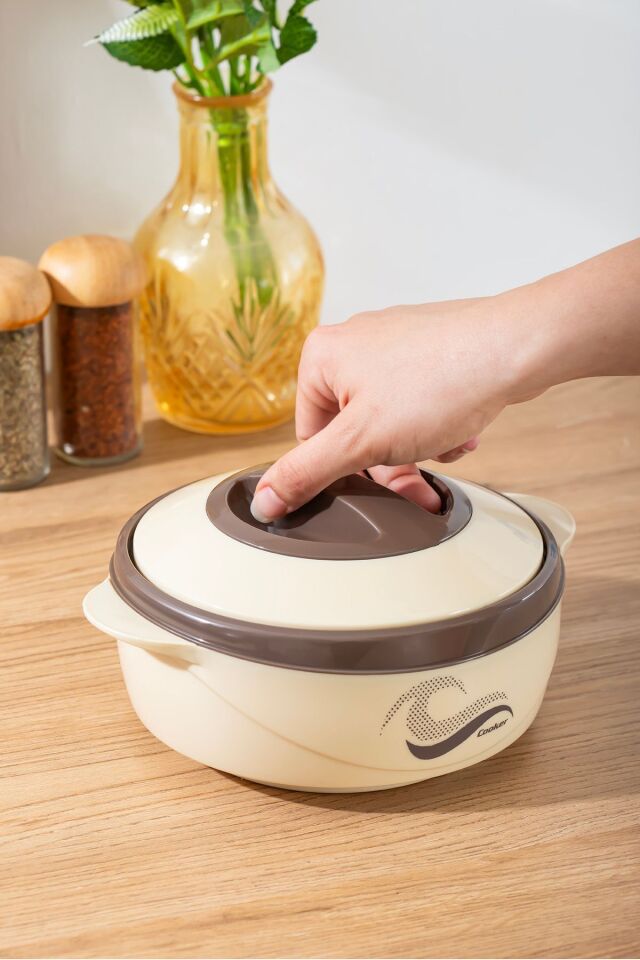 Porsima 3149 1000 mL Yemek Termosu - Sızdırmaz Kilitlenebilir Kapak Paslanmaz Çelik Sefer Tası