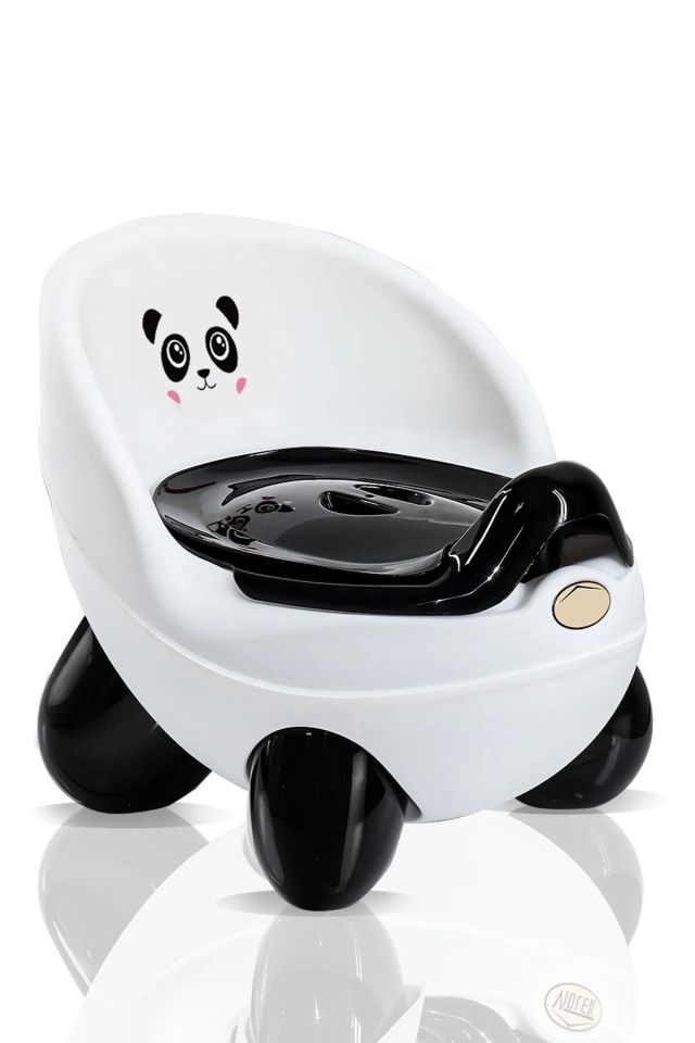 Porsima Violet Passion 0084 Panda Bebek Lazımlığı Beyaz