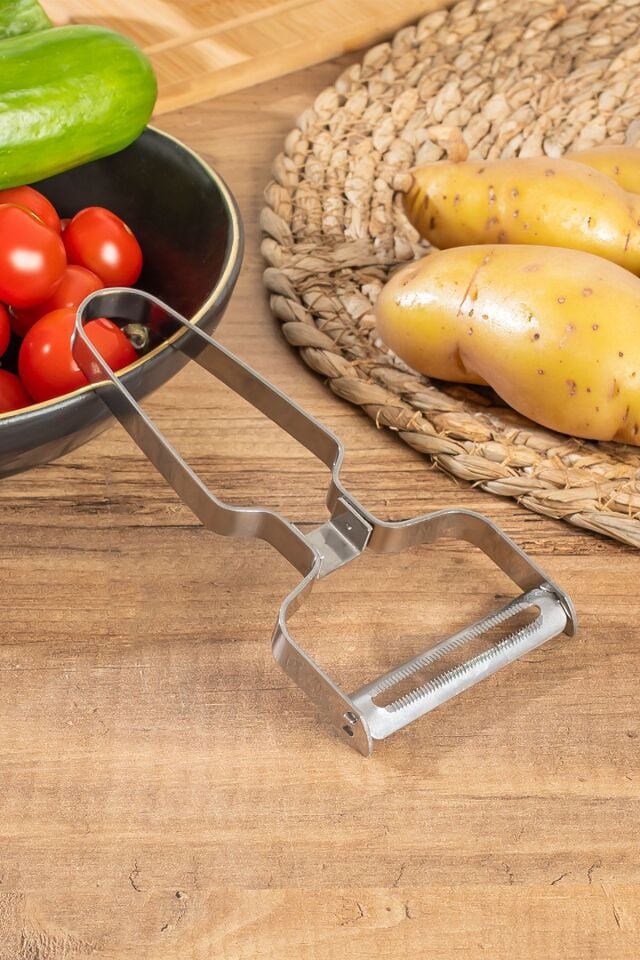 Porsima 16563-10 Paslanmaz Meyve Sebze Soyacak Çok Amaçlı Jülyen Dilimleyici