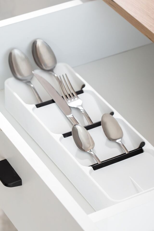 Porsima ORG-86 8118 Kaşıklık Çekmece İçi Çatal Bıçak Kaşık Düzenleyici Çekmece İçi Organizer
