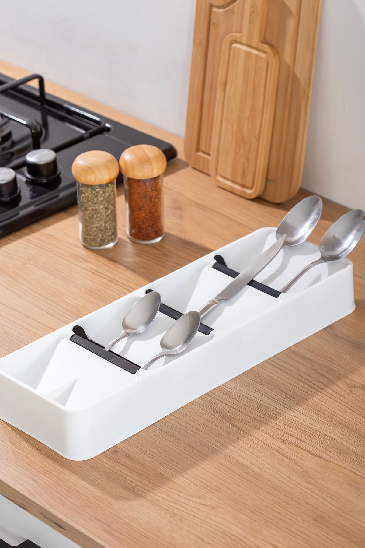 Porsima ORG-86 8118 Kaşıklık Çekmece İçi Çatal Bıçak Kaşık Düzenleyici Çekmece İçi Organizer