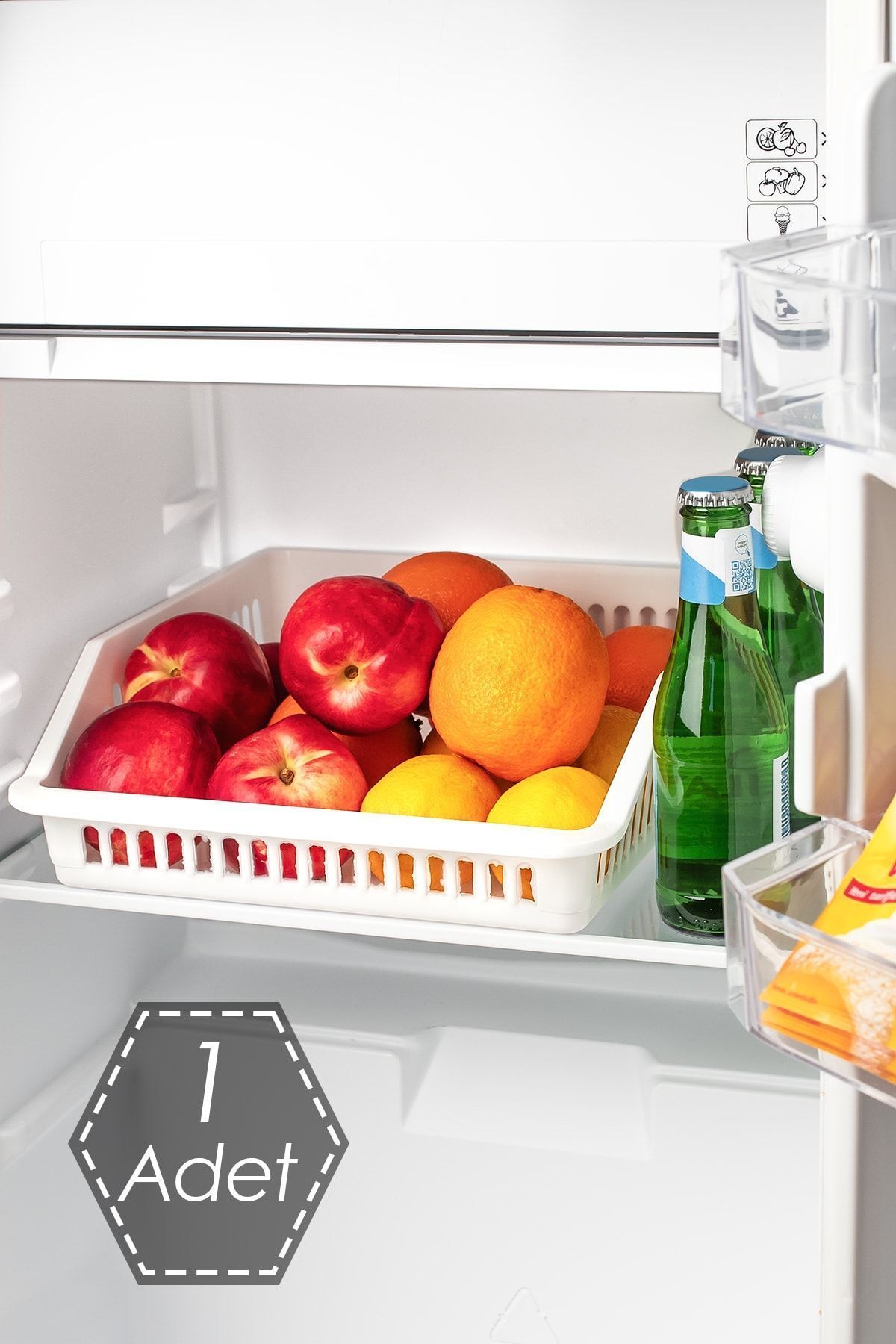 Porsima Org-25 Çok Amaçlı Buzdolabı Içi Düzenleyici Sebze Meyve Organizer Sepet