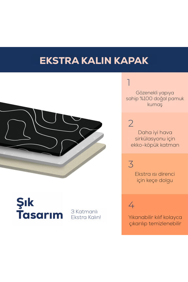 Perilla TBTL-01 Happhom 4 Katmanlı 8 Kademeli Mono Ütü Masası 33*138cm