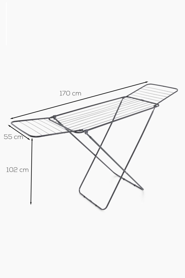 Porsima 2 Kanatlı Çamaşır Kurutmalığı Kurutmalık Askı 170*55*102cm