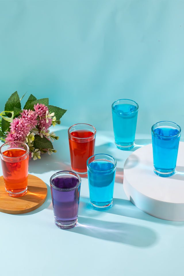 Porsima Glass 6591 Meşrubat Kahve Yanı Bardağı Sunumluk 6 Adet 100cc Shot Bardak