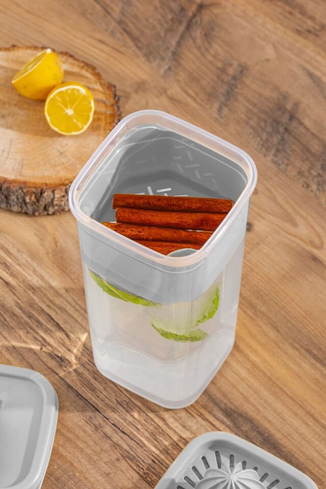 Porsima 1110 Detoks Sürahi & Limonluklu Şeffaf-gri 2lt