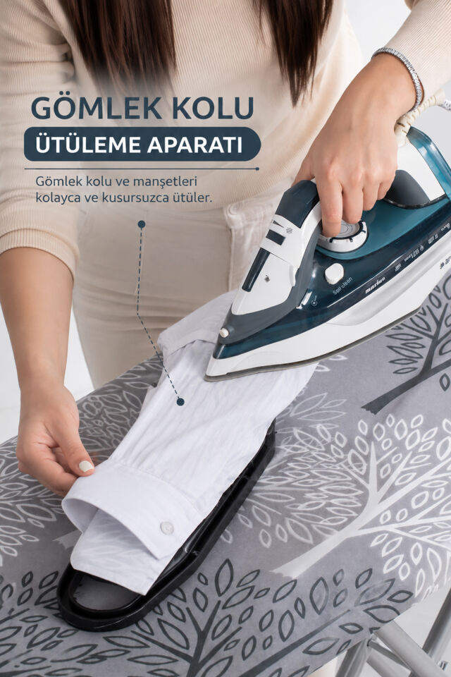 Perilla 9995 Iron Kol Ütüleme Aparatlı Ütü Masası 41*148 cm
