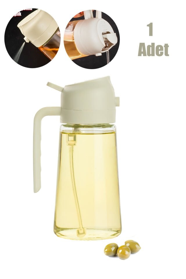 Porsima Alk-3154 Çok Amaçlı Cam Sprey Şişe -yağdanlık Limon Sirke Sos Püskürtücü, Sızdırmaz Yağlık Krem