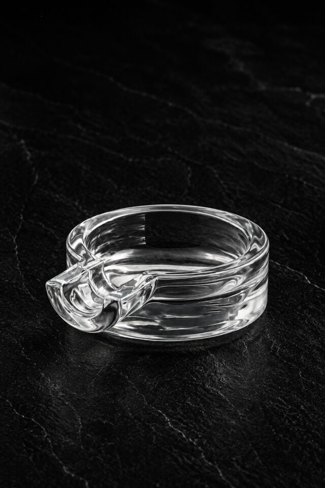 Porsima DHZ90230 Cam Puro Küllüğü Cam Küllük 9x3cm
