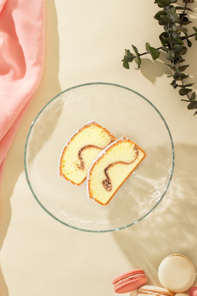 Porisma RGY077 Bubbles Ayaklı Cam Kek Fanusu, Pasta / Kek / Tatlı Şık Sunum Standı 19 Cm