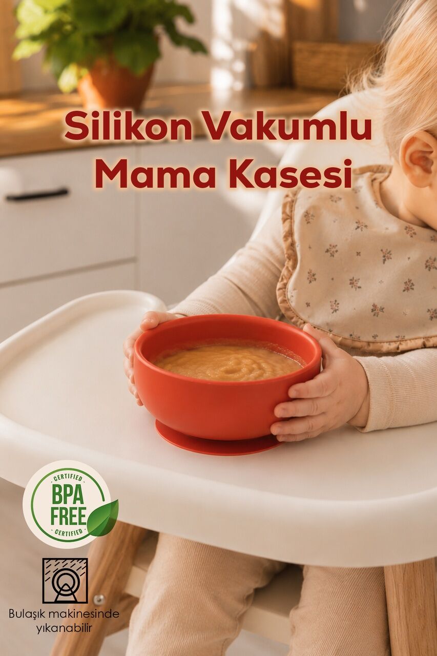 Porsima 34004-2 Silikon Vakumlu 300ml Mama Kasesi Kiremit