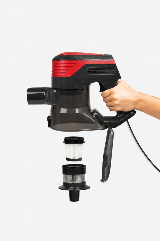 Fantom Pluto P 6000 Cyclone Dikey Elektrikli Toz Torbasız Süpürge Kırmızı