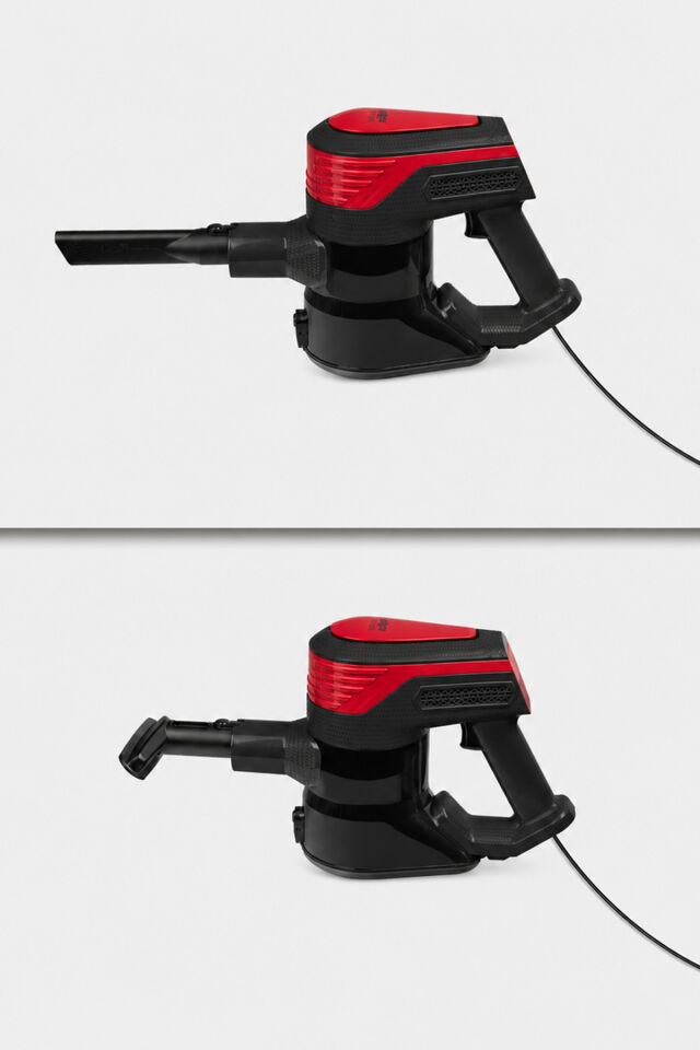 Fantom Pluto P 6000 Cyclone Dikey Elektrikli Toz Torbasız Süpürge Kırmızı