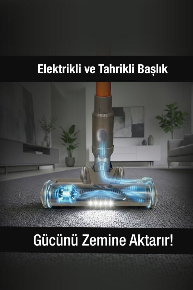 Fantom Pluto P 6000 Cyclone Dikey Elektrikli Toz Torbasız Süpürge Kırmızı