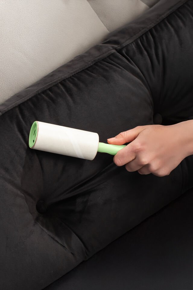 Porsima 3107 Kedi Köpek Tüy Toplayıcı Rulo 4 Adet Yedek Rulo Yeşil