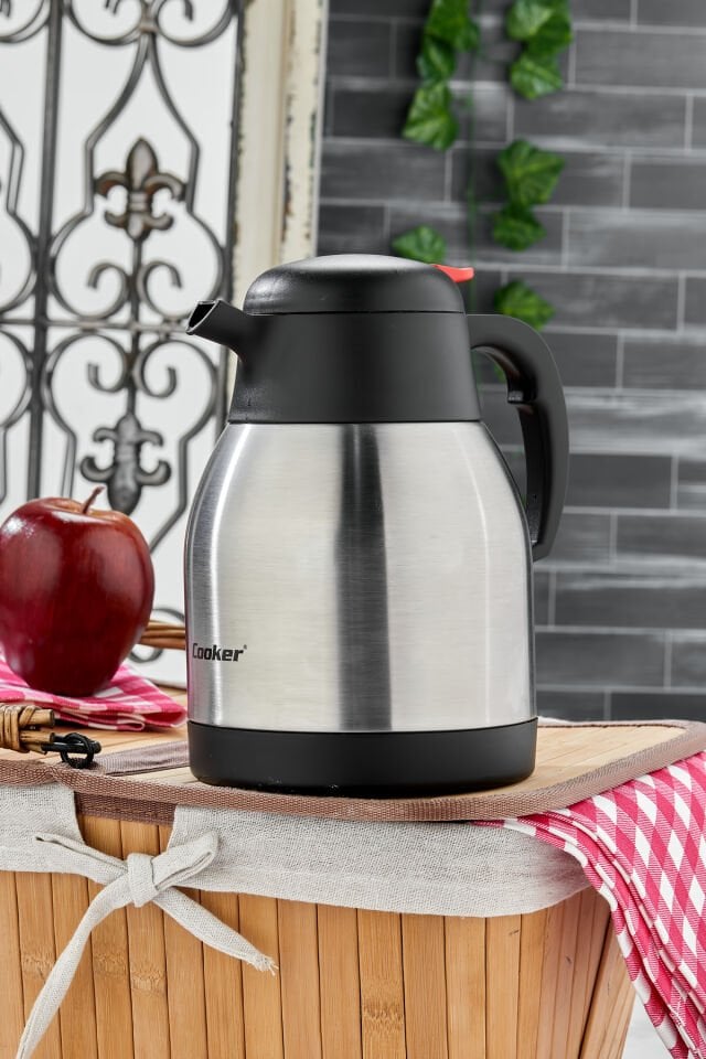 Porsima 1,5 Litre Çelik Termos Çay Termosu Su Termosu Termos