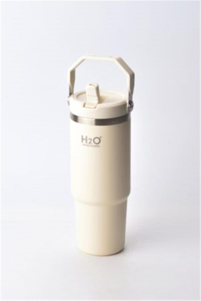 Porsima Termos Kupa Pipetli * 900 ml * Beyaz