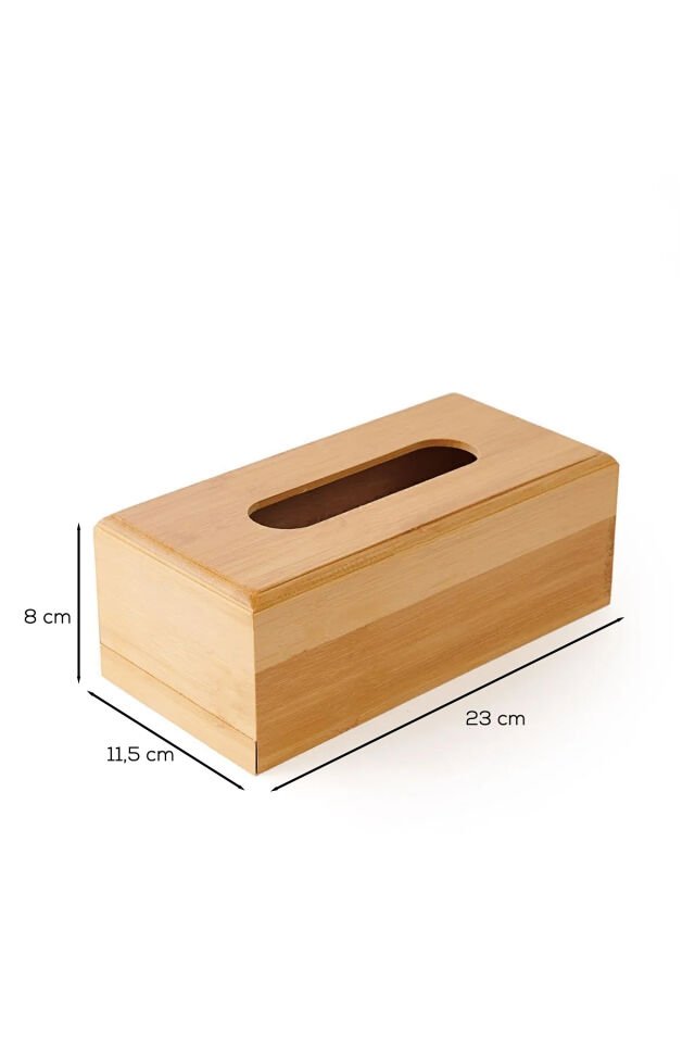 Porsima 0006 Bambu Peçetelik Ahşap Dekoratif Peçetelik