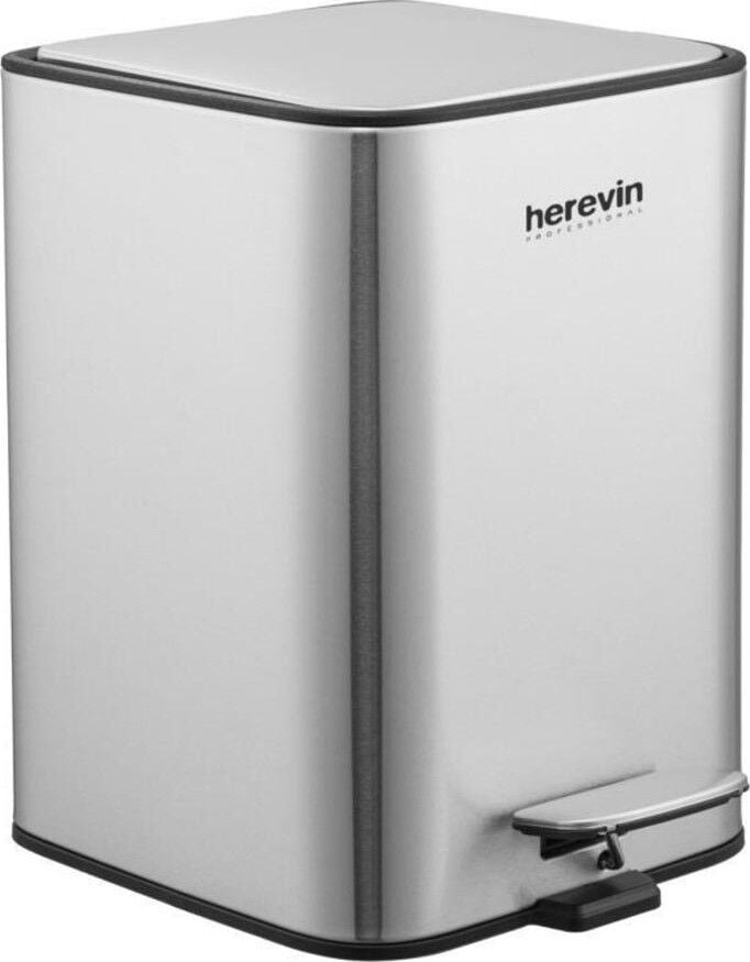 Herevin 5 Lt Paslanmaz Çelik Çöp Kovası