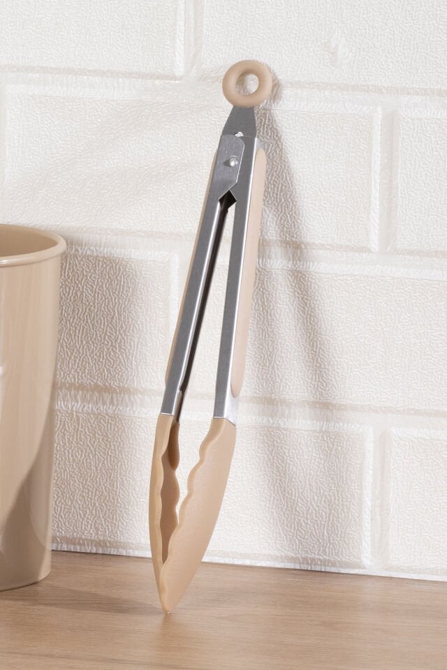 Porsima 3164 Standlı Bambu Ahşap Saplı Silikon 11 Parça Servis Takımı Seti Kapicino