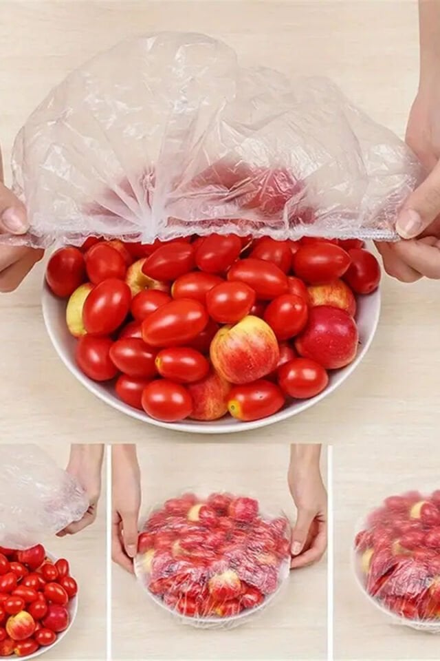 Porsima Pbt-120 Tek Kullanımlık Yıyecek Koruyucu 100 Ad Şeffaf