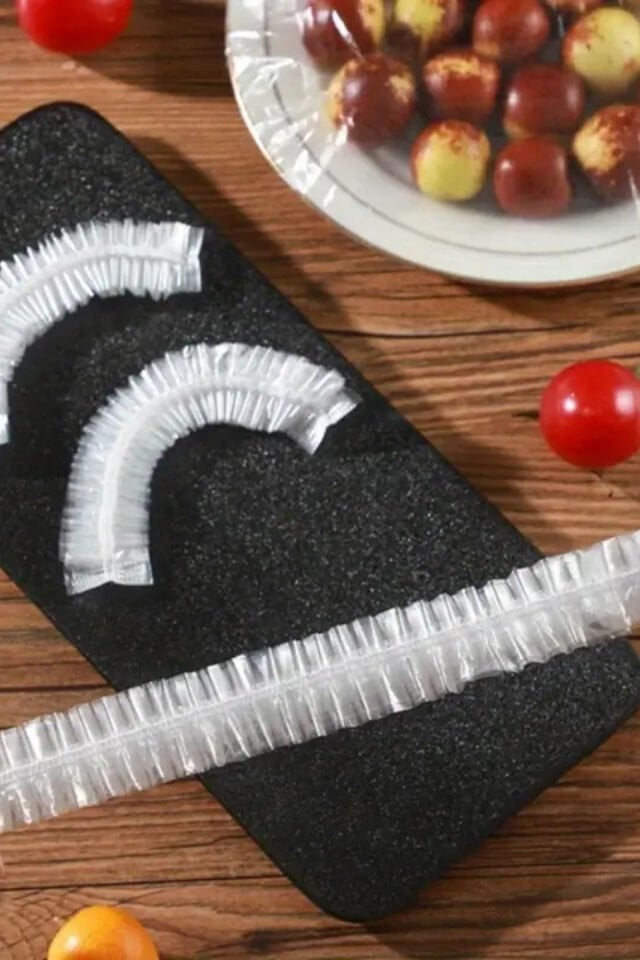 Porsima Pbt-120 Tek Kullanımlık Yıyecek Koruyucu 100 Ad Şeffaf