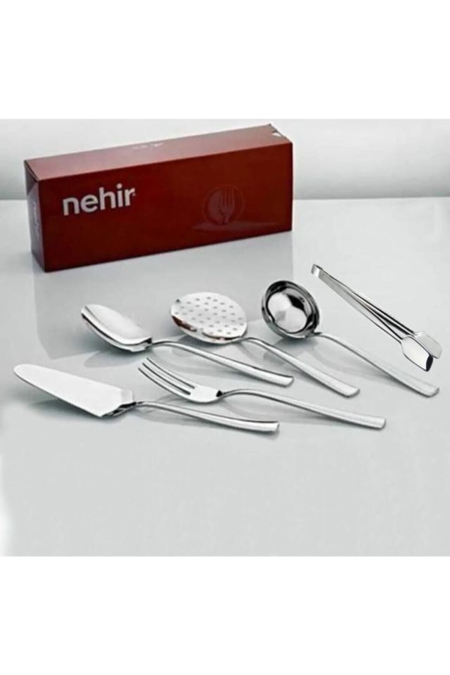 Nehir Sahra Sade 6 Parça Servis Takımı
