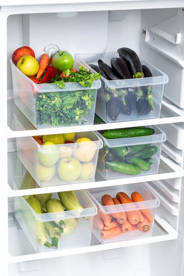 Porsima 3185 2li 8 Litre Dolap Içi Ve Buzdolabı Içi Düzenleyici Banyo Mutfak Organizeri 20x32x14 Cm